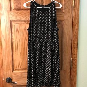 J. Jill Black & White sleeveless dress